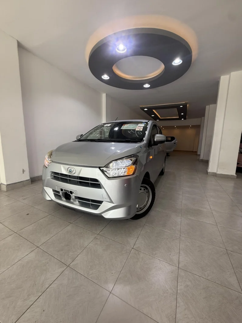 Daihatsu Mira e:S 2018 In Kenya Silver Color