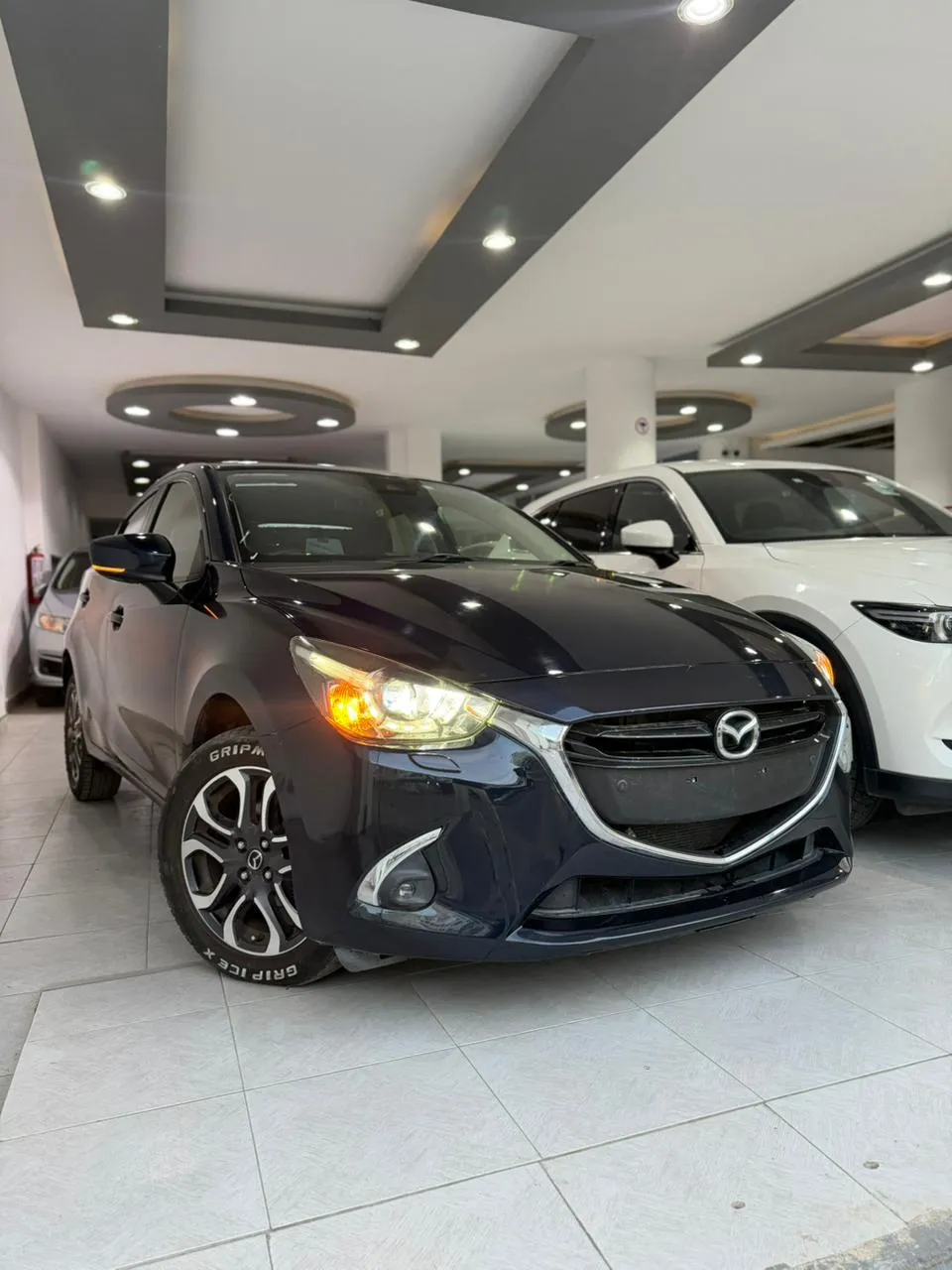 Mazda Demio AWD 2018 Diesel XD Touring 1500cc in Kenya Blue Color Alloy wheels