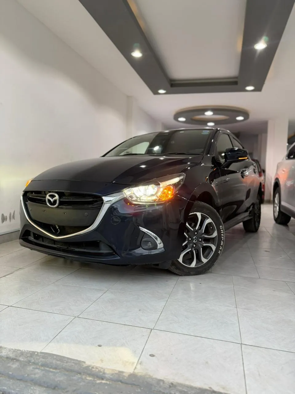 Mazda Demio AWD 2018 Diesel XD Touring 1500cc in Kenya Blue Color Alloy wheels