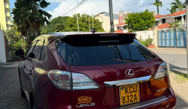 
								Lexus RX-270 2012 Locally Used KCU full									